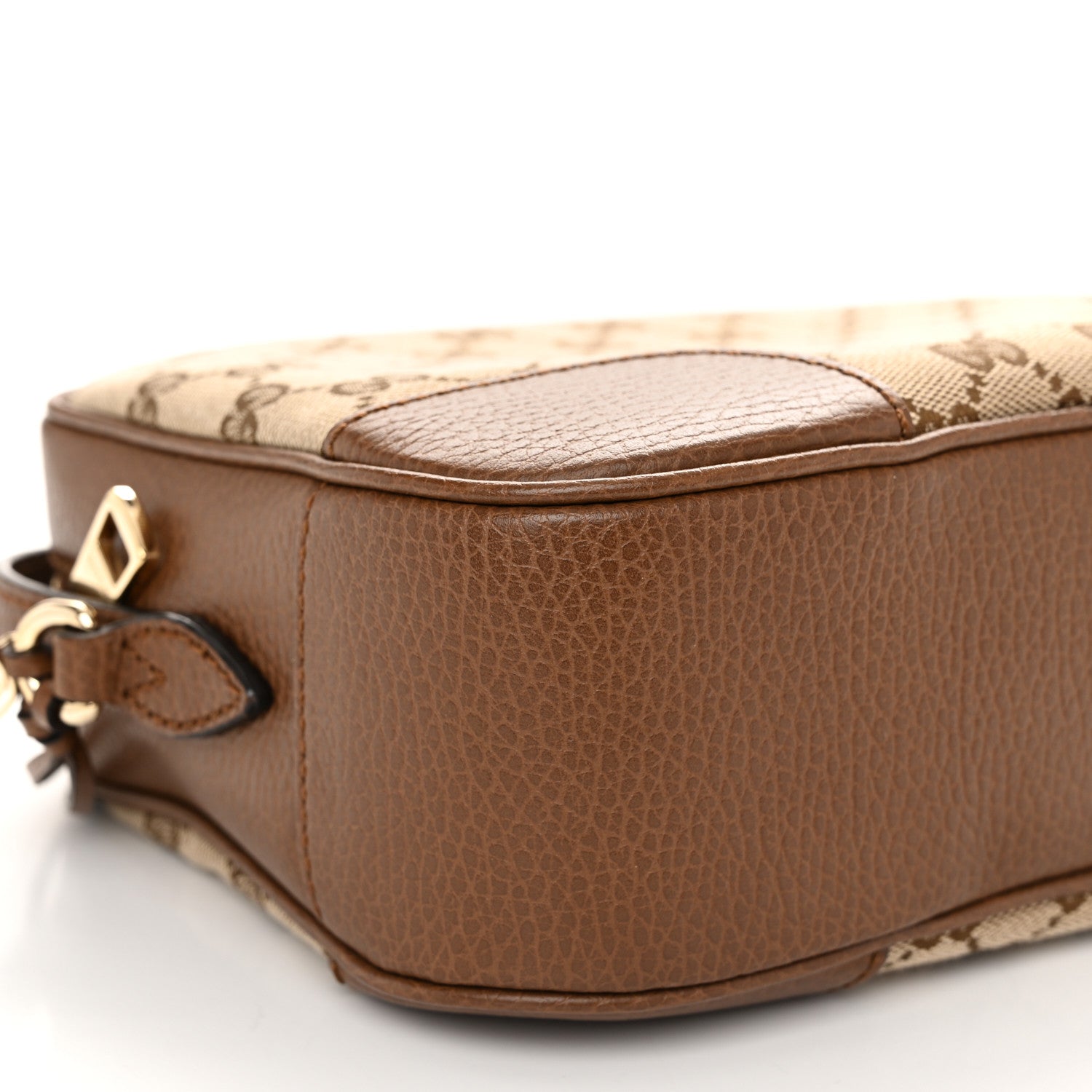 Gucci Monogram Mini Bree Messenger Bag Beige Tabacco 9 of 10