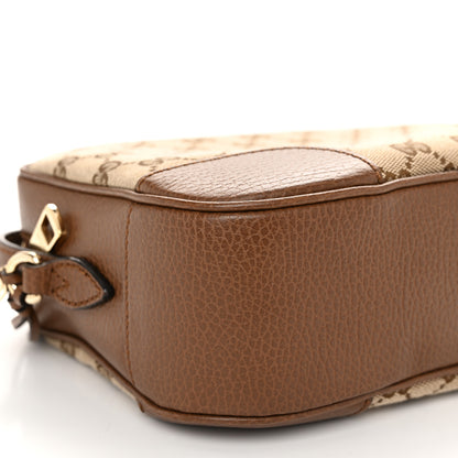 Gucci Monogram Mini Bree Messenger Bag Beige Tabacco 9 of 10