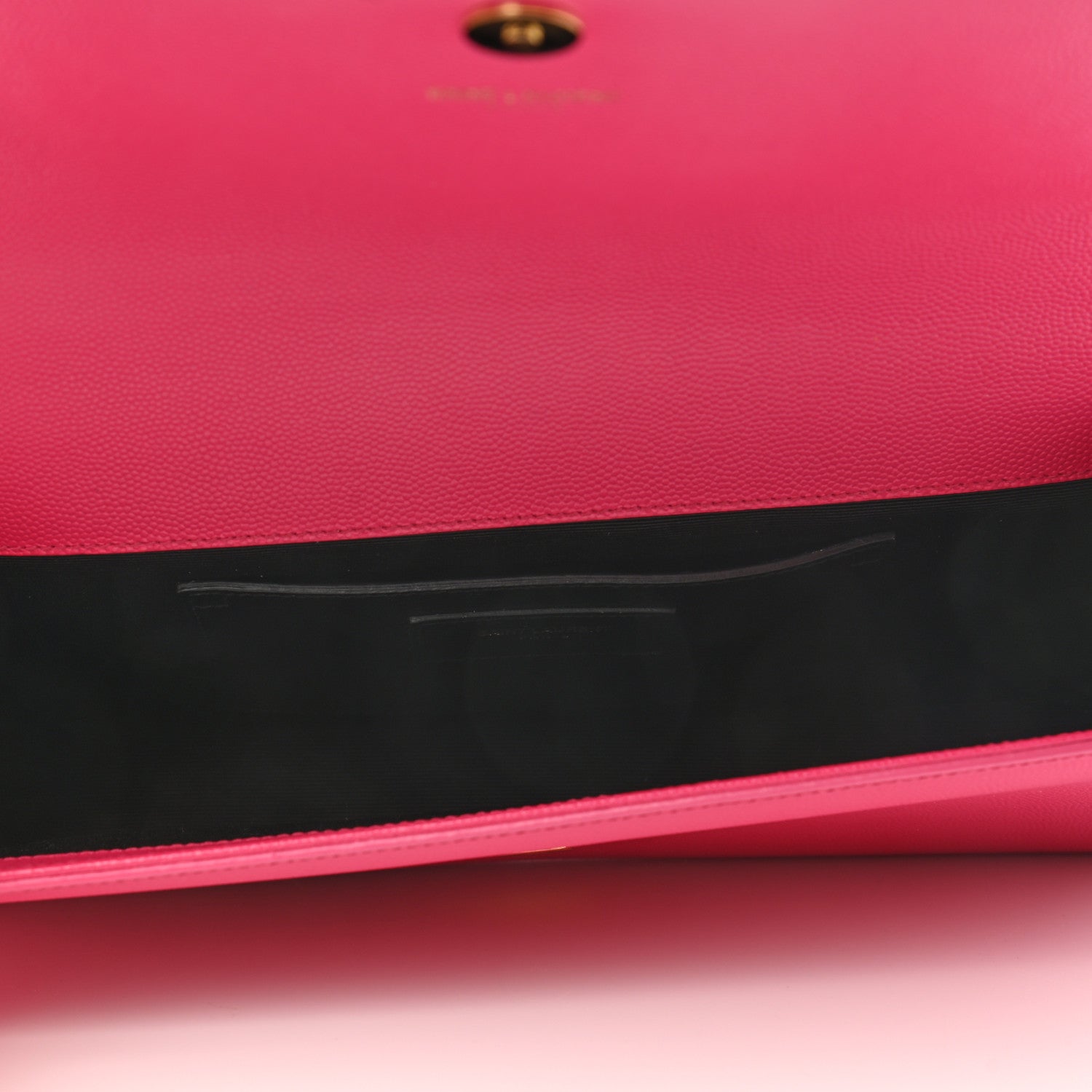 Saint Laurent Grain De Poudre Classic Monogram Cassandre Clutch Lipstick Fuchsia 5 of 7