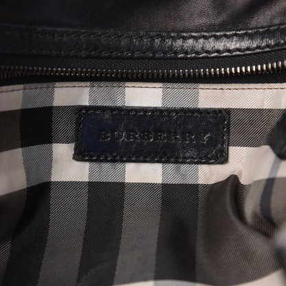 Burberry Prorsum Calfskin Studded Shoulder Bag Black 5 of 13