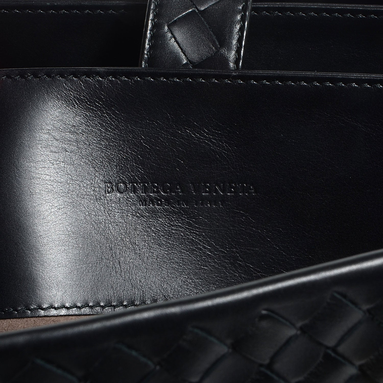 Bottega Veneta Nappa Intrecciato Roma Tote Nero Black 6 of 8