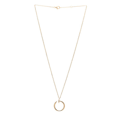 Cartier 18K Yellow Gold Diamond Juste Un Clou Pendant Necklace 3 of 6
