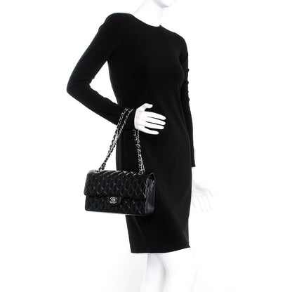Chanel Caviar Quilted Medium Double Flap Black 3 of 10