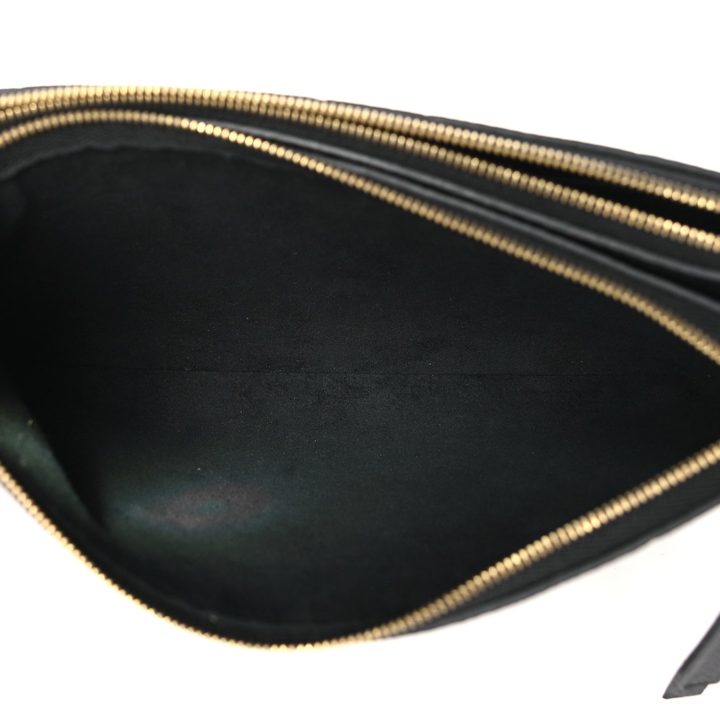 Empreinte Double Zip Pochette Black