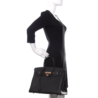 Hermes Togo Birkin 35 Black 2 of 11