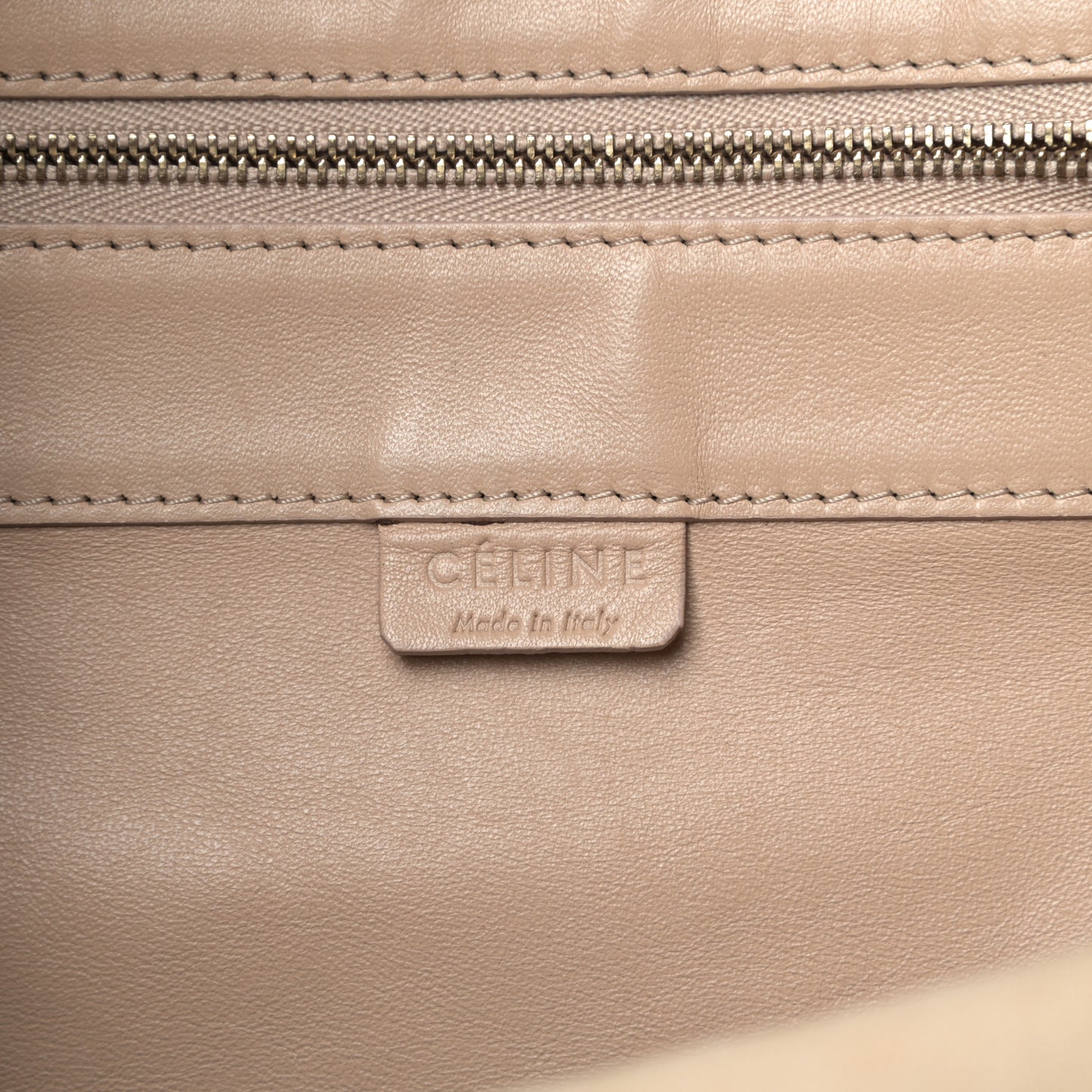 Lambskin Small Vertical Bi-Cabas Nude Taupe