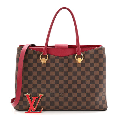 Louis Vuitton Damier Ebene LV Riverside Lie De Vin 3 of 13