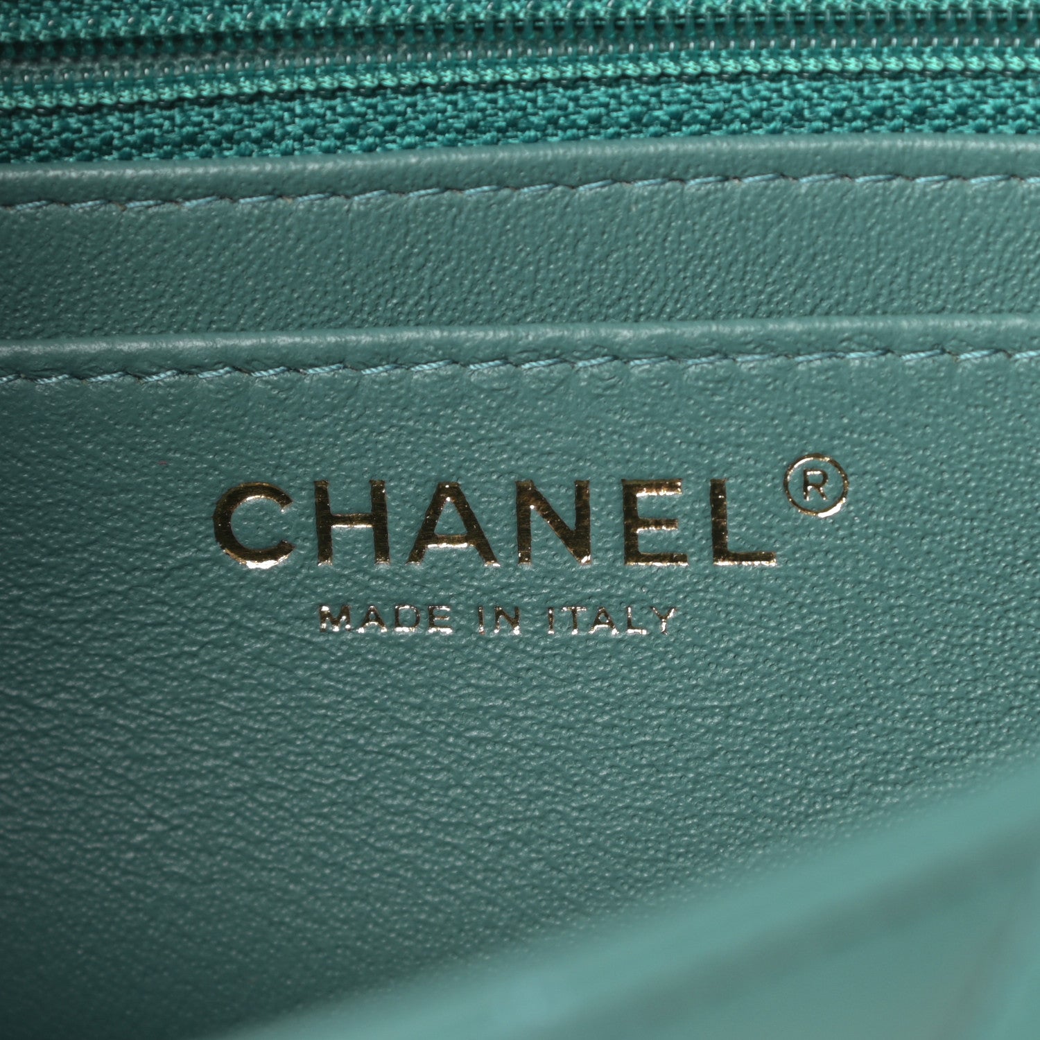Chanel Lambskin Quilted Mini Rectangular Flap Green 6 of 11