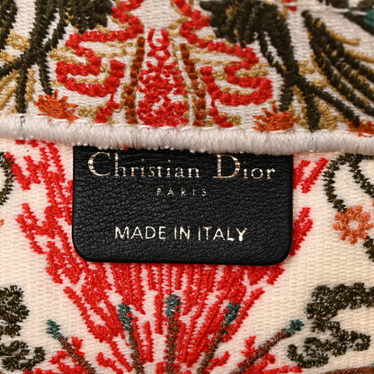 Christian Dior Canvas Embroidered Heart Lights Medium Book Tote Multicolor 6 of 10