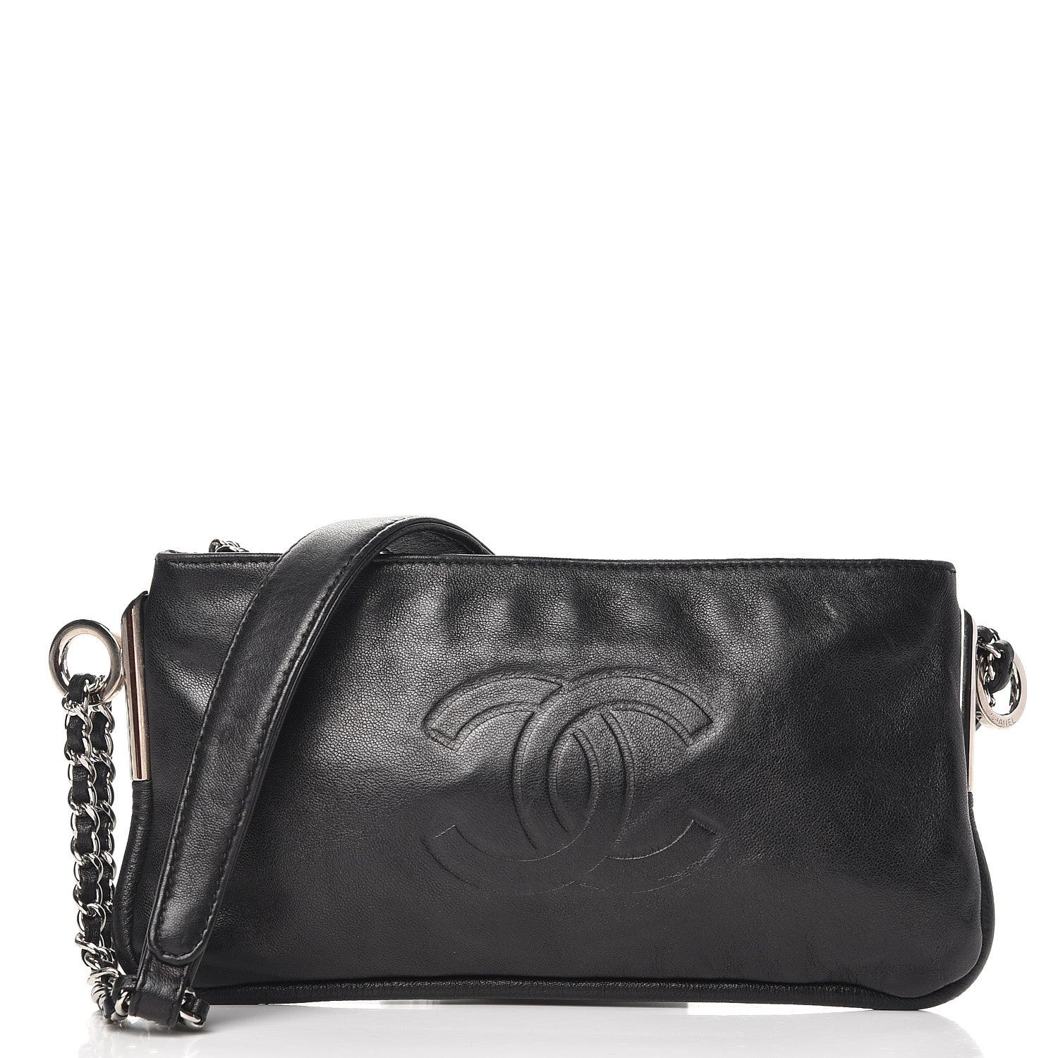 Chanel Lambskin Ultimate Soft Pochette Black 1 of 7