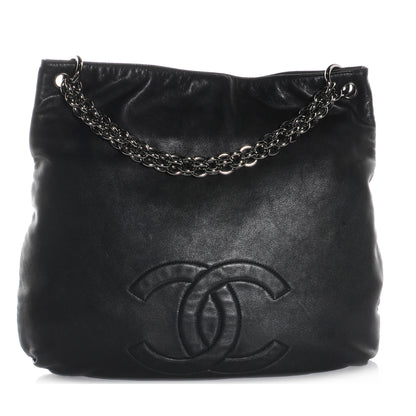 Chanel Lambskin Soft and Chain Large Hobo Black 1 of 7