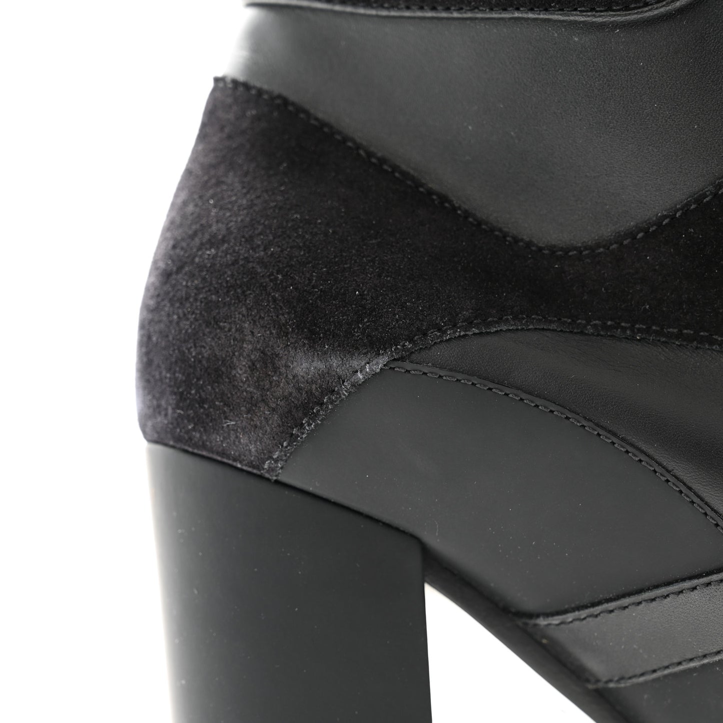 Suede Calfskin Monogram Star Trail Ankle Boots 39 Black