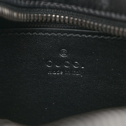 Gucci Calfskin Matelasse Monochrome Small GG Marmont Chain Shoulder Bag Black 5 of 9