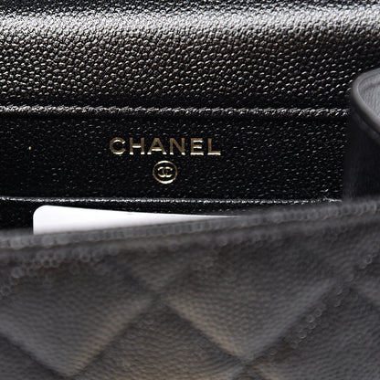 Chanel Caviar Quilted Golden Class Phone Holder Black 5 of 11