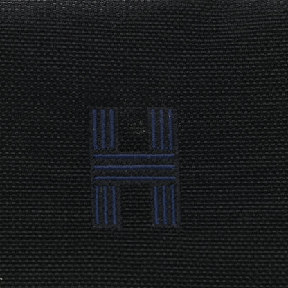 Hermes Canvas Large Bride-A-Brac Pouch Bleu Nuit 7 of 8