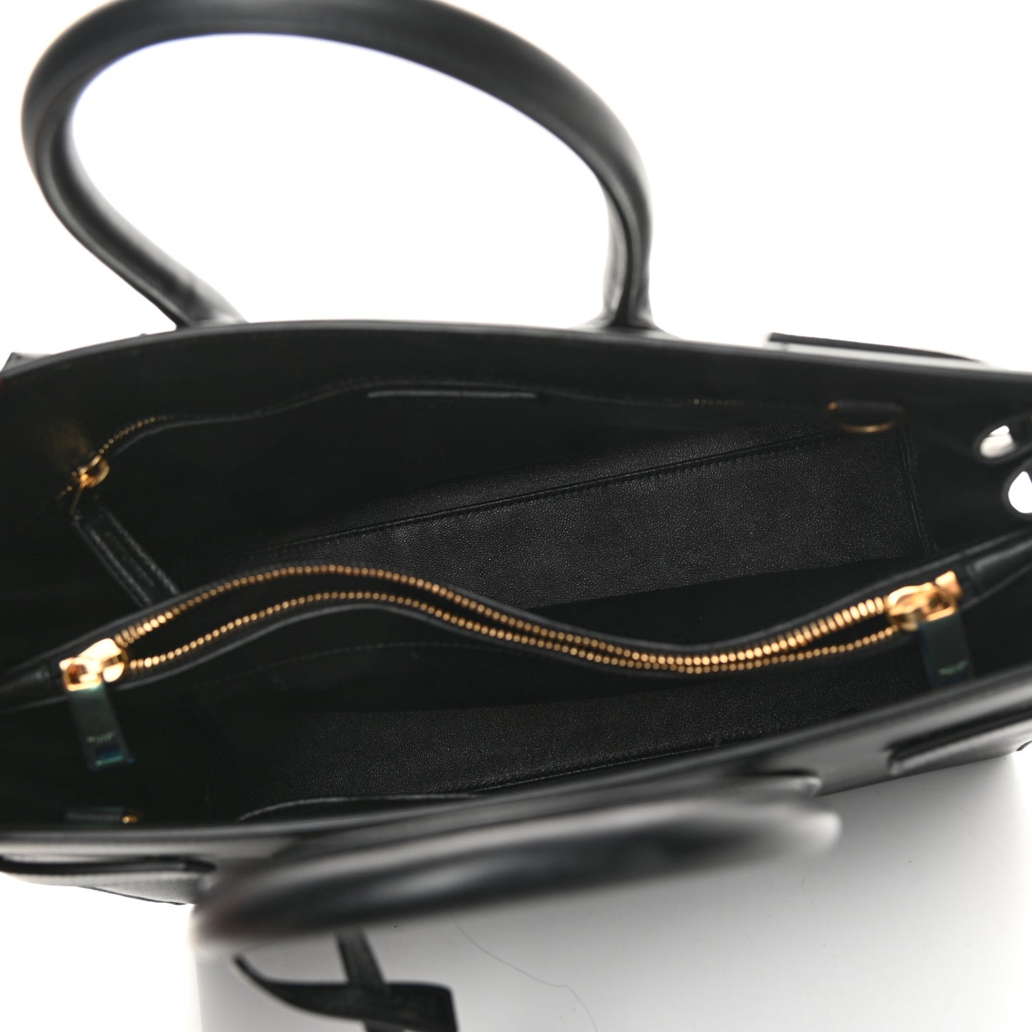 Calfskin Small Sac De Jour Black