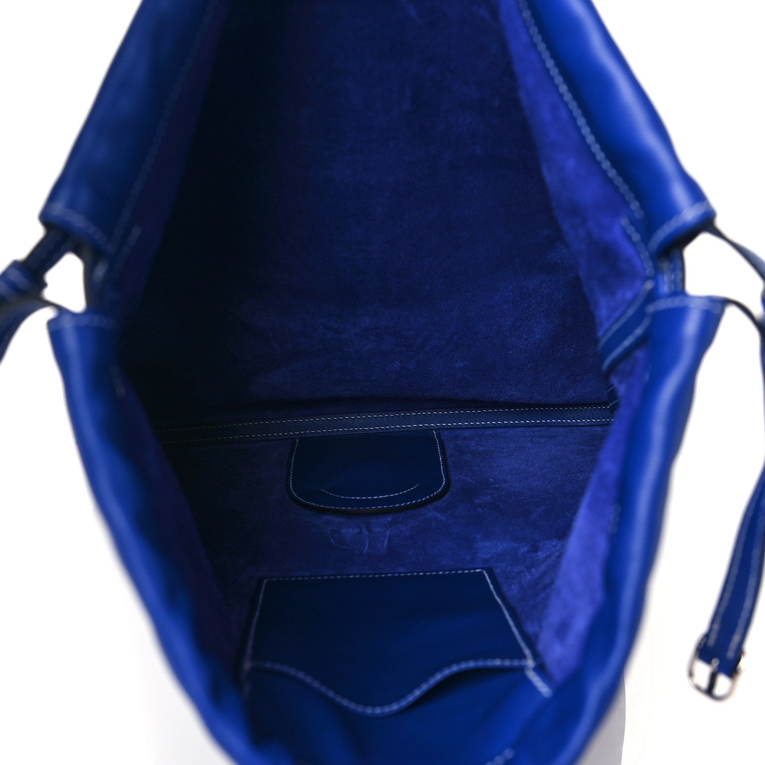 Hermes Cheri Calfskin Bridado Backpack Bleu Electrique 4 of 8