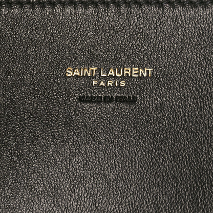 Saint Laurent Lambskin Paris VII Pouch Black 6 of 10