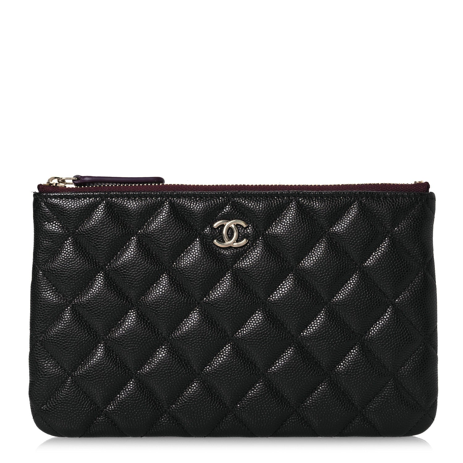 Chanel Caviar Quilted Cosmetic Case Black 1 of 8