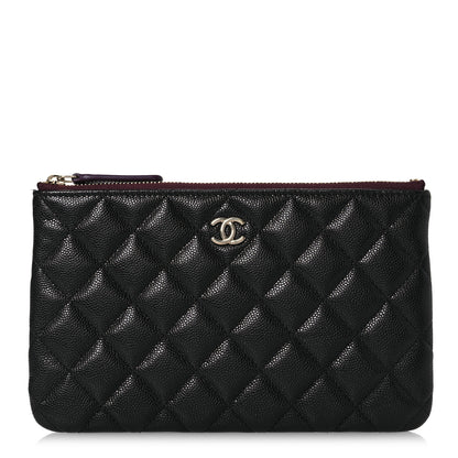 Chanel Caviar Quilted Cosmetic Case Black 1 of 8