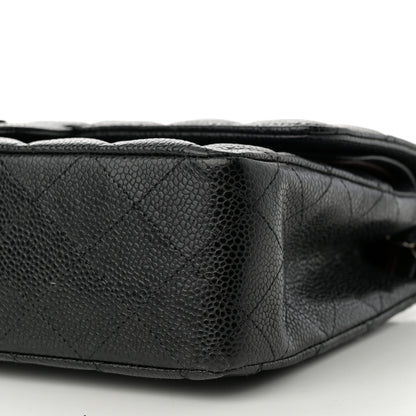 Chanel Caviar Quilted Medium Double Flap Black 10 of 12