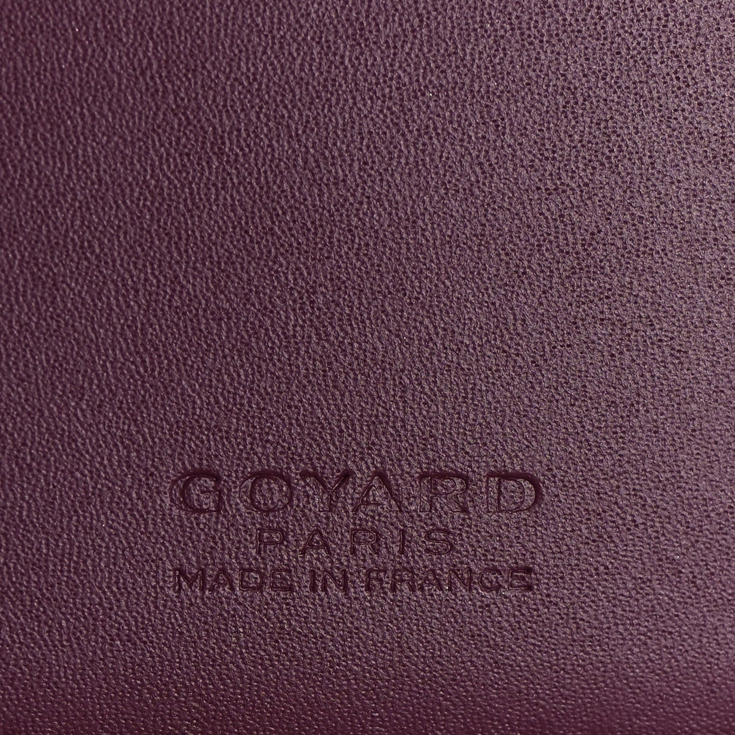Goyardine Passport Wallet Burgundy
