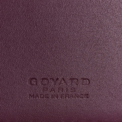 Goyard Goyardine Passport Wallet Burgundy 10 of 14