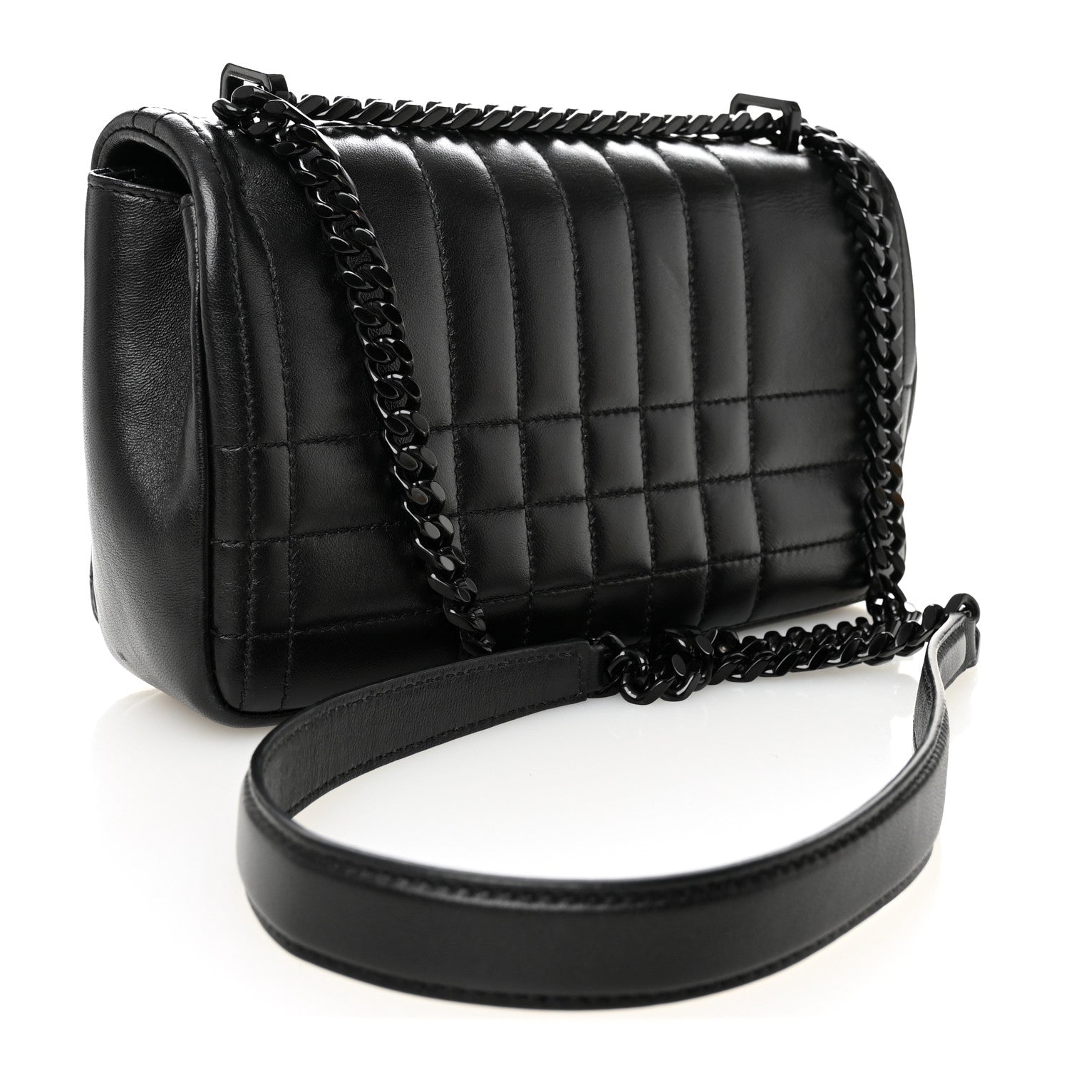 Burberry Lambskin Quilted Small Lola Bag Black 3 of 10