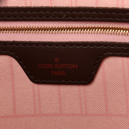 Louis Vuitton Damier Ebene Neo Neverfull MM Rose Ballerine 9 of 18