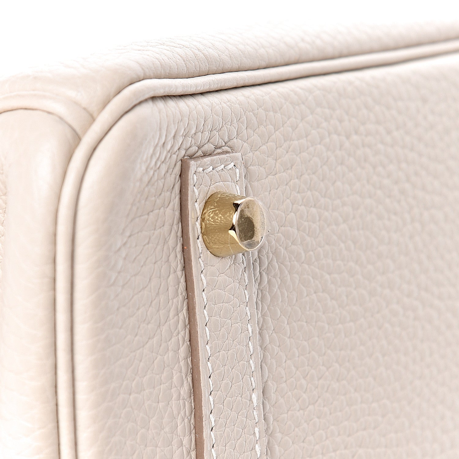 Hermes Taurillon Clemence Birkin 30 Craie 34 of 38