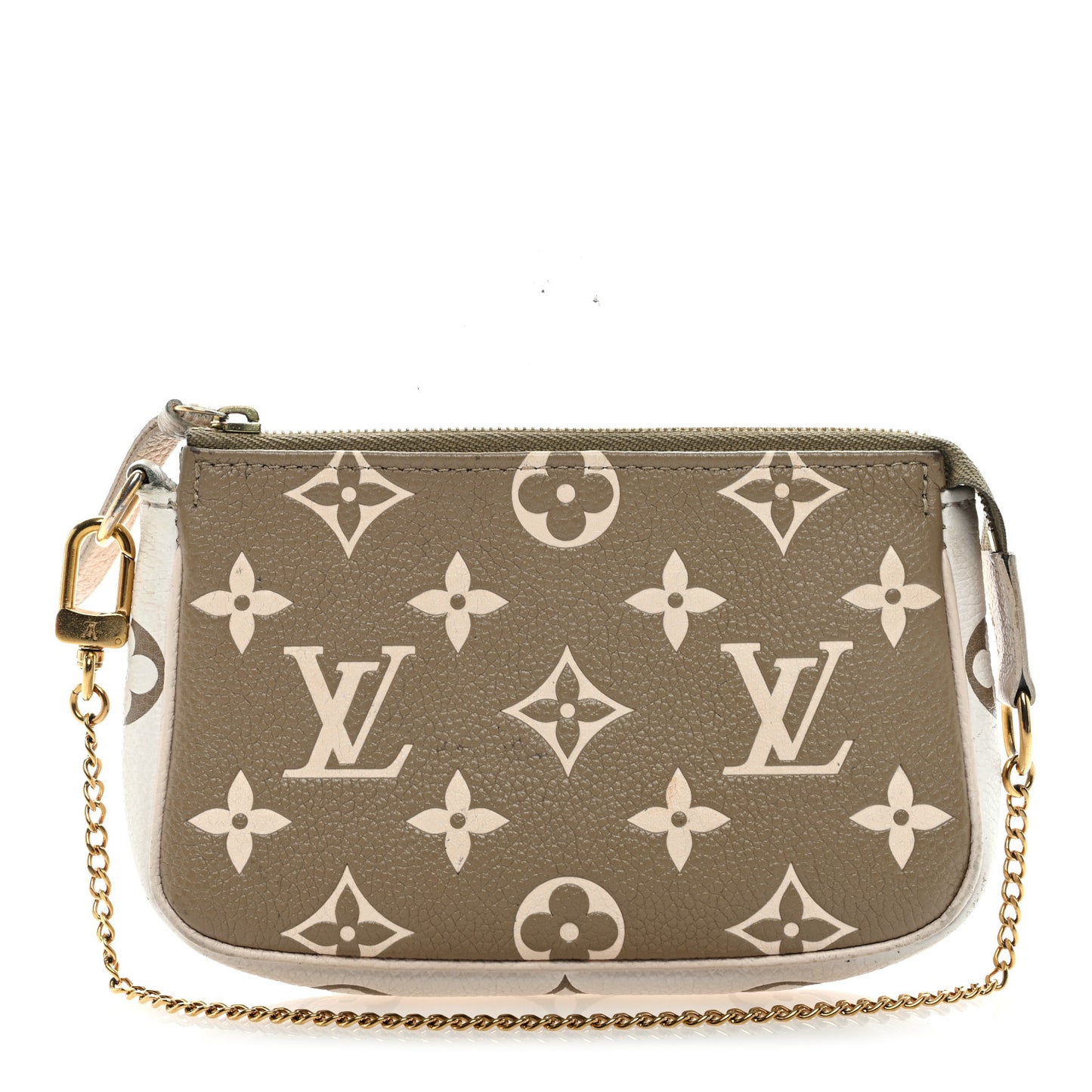 Empreinte Spring in the City Mini Pochette Accessories Kaki Beige Cream