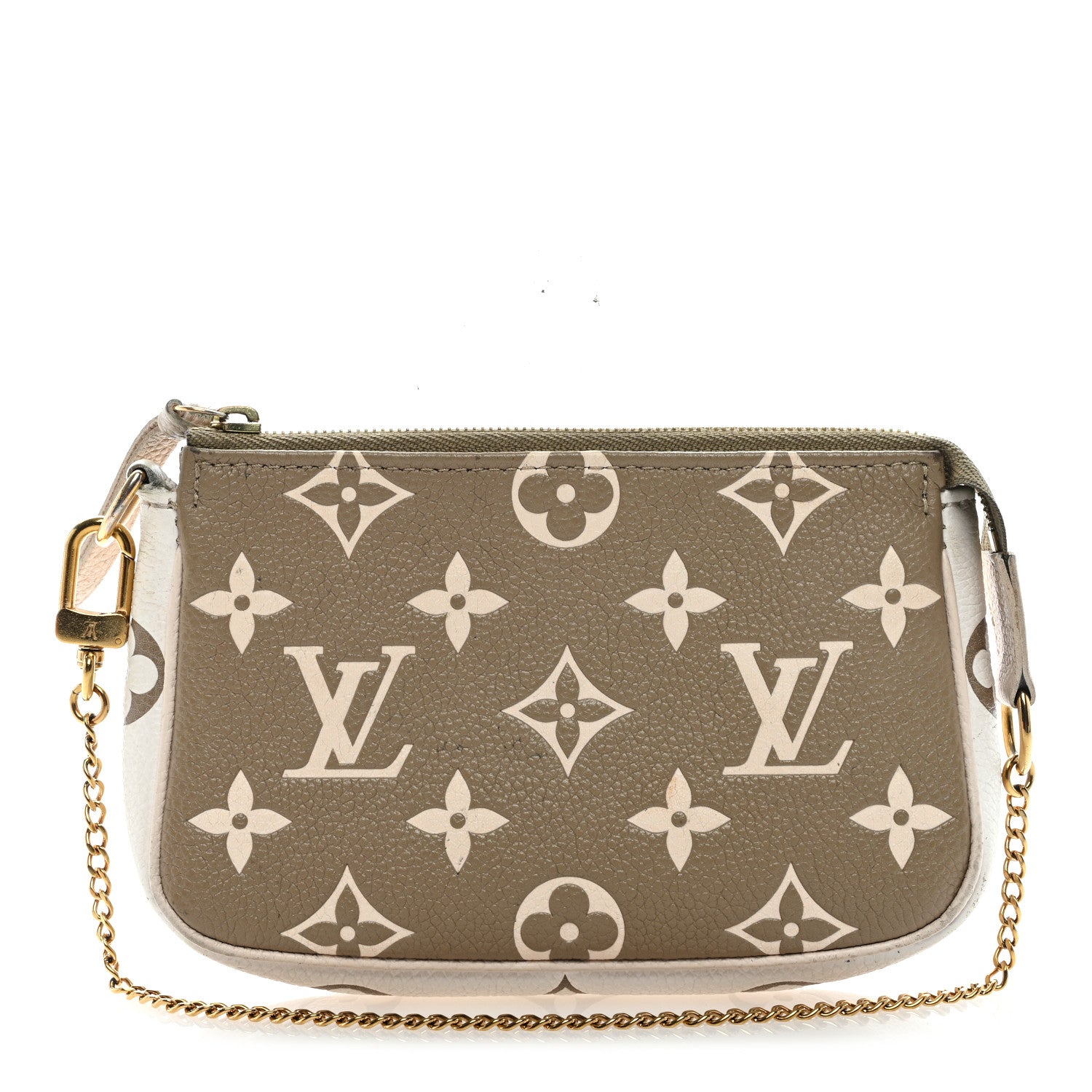 Louis Vuitton Empreinte Spring in the City Mini Pochette Accessories Kaki Beige Cream 1 of 7