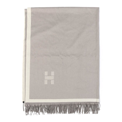 Hermes Cashmere Neoreverso Blanket Galet 1 of 3