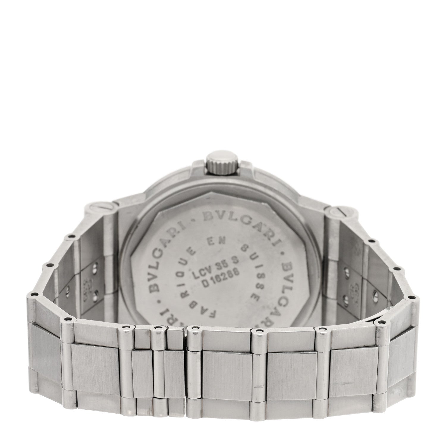Bulgari Stainless Steel 35mm Diagono Automatic Watch 3 of 4