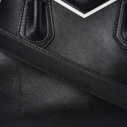 Givenchy Calfskin Small Contrasted Frame Antigona Black 9 of 16