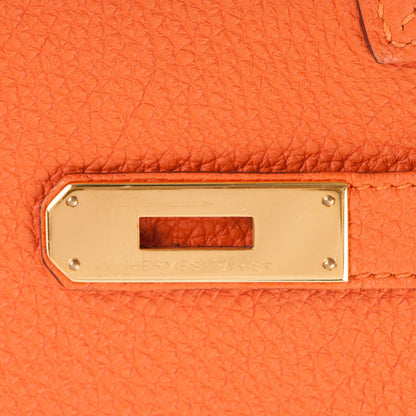 Hermes Togo Birkin 35 Orange 8 of 24