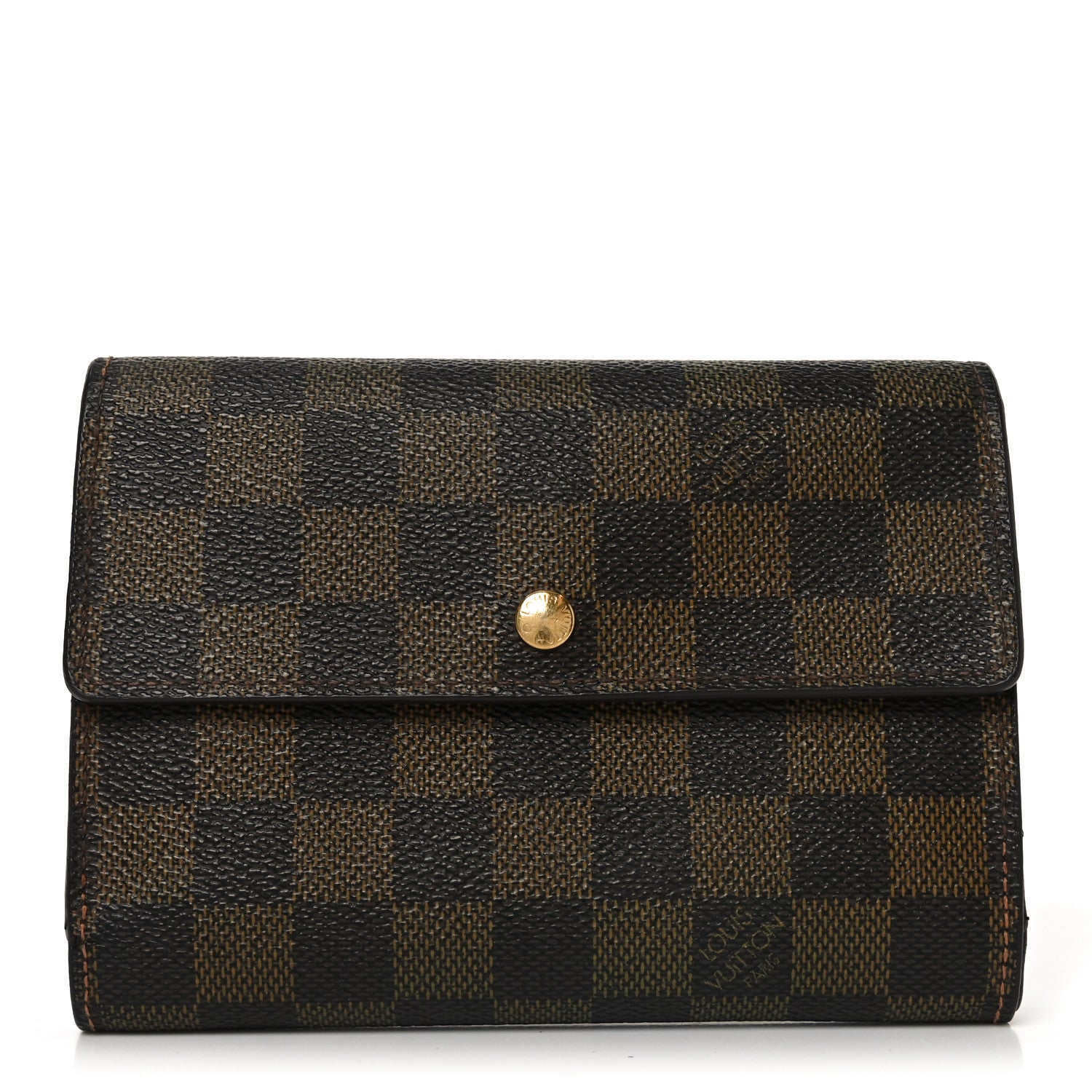 Louis Vuitton Damier Ebene Porte Tresor Etui Papier Wallet 1 of 6