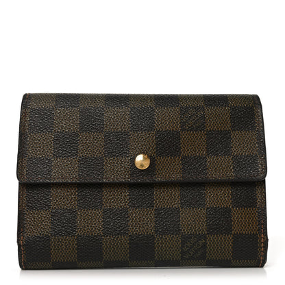 Louis Vuitton Damier Ebene Porte Tresor Etui Papier Wallet 1 of 6
