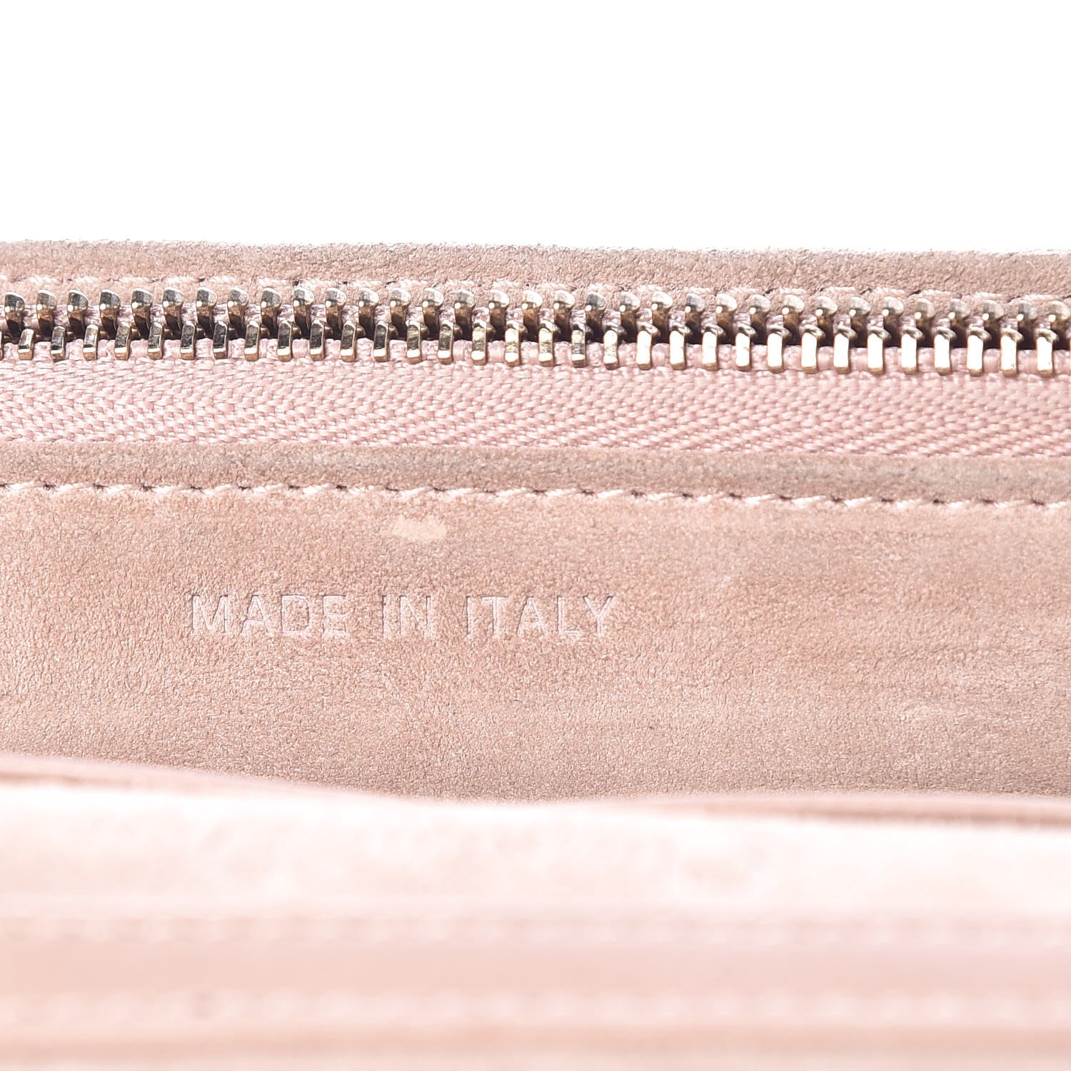 Christian Dior Lambskin Cannage Studded Dioraddict Wallet on Chain Clutch Nude 7 of 13