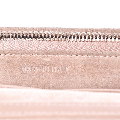 Christian Dior Lambskin Cannage Studded Dioraddict Wallet on Chain Clutch Nude 7 of 13
