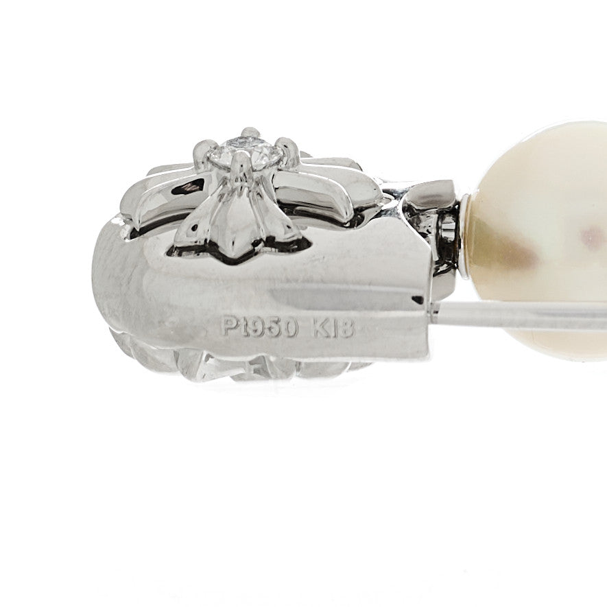 クロムハーツ Mikimoto X CHROME HEARTS Platinum Diamond Akoya Cultured Pearl