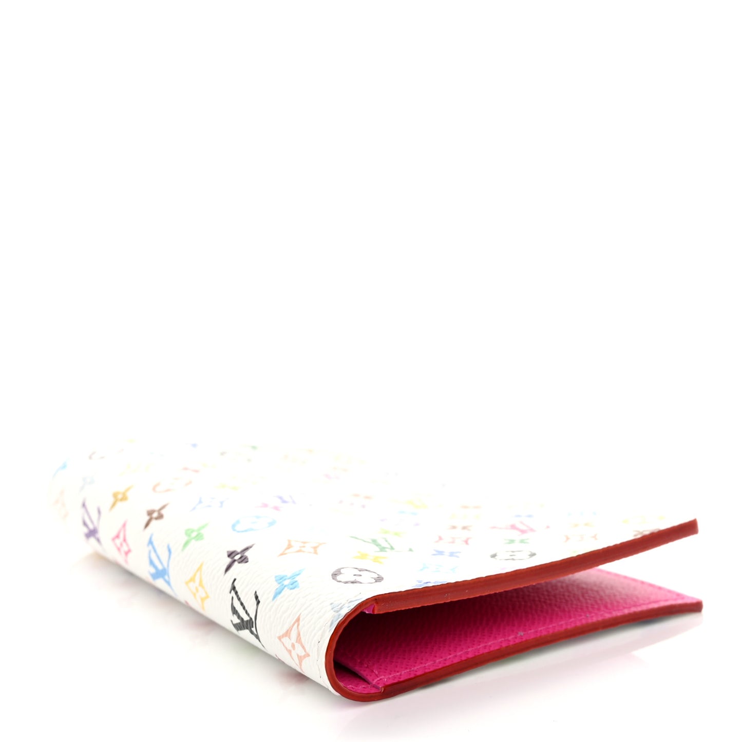 LV X TM Monogram Multicolor Passport Cover White