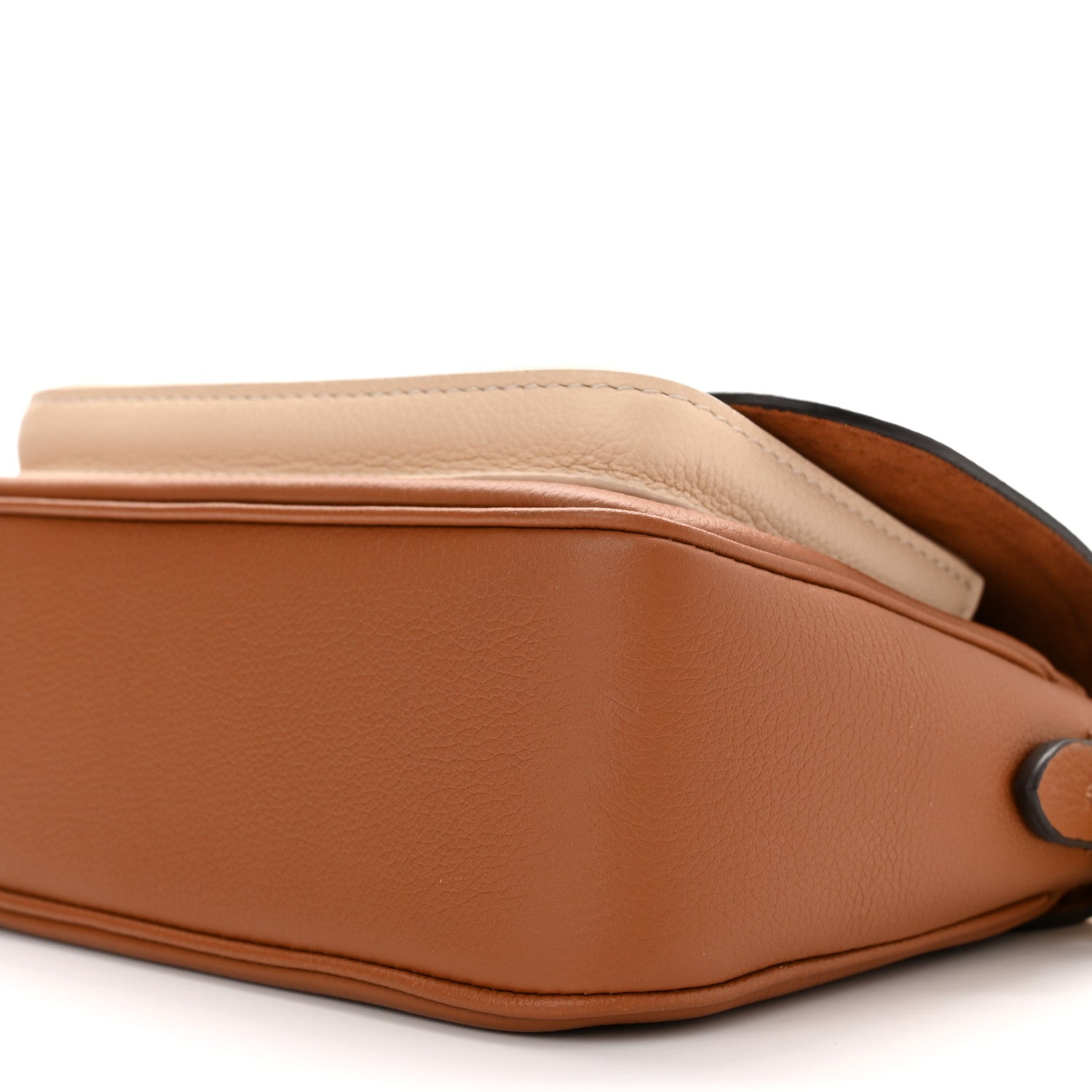 Louis Vuitton Grained Calfskin Lockme Tender Chataigne Brown 9 of 11