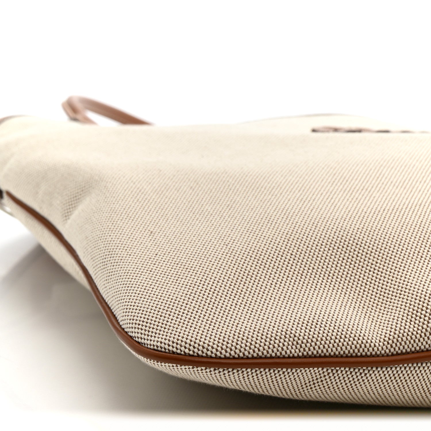 Miu Miu Canvas Ivy Beige Brandy 8 of 9