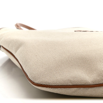Miu Miu Canvas Ivy Beige Brandy 8 of 9
