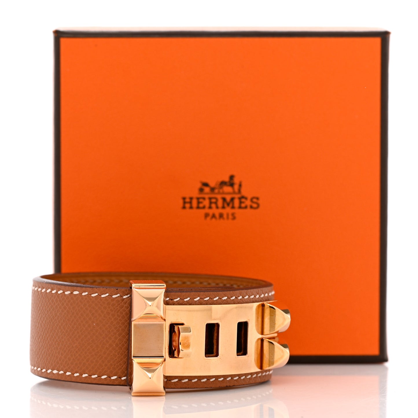 Epsom Collier de Chien CDC 24 Bracelet T2 Gold