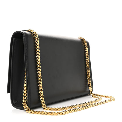 Saint Laurent Smooth Calfskin Medium Classic Monogram Kate Tassel Satchel Black 3 of 16