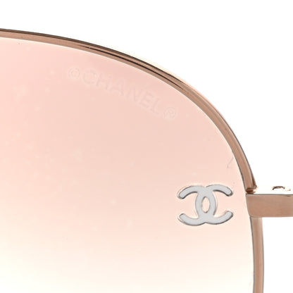 Chanel Aviator CC Sunglasses 4189-T-Q 7 of 9