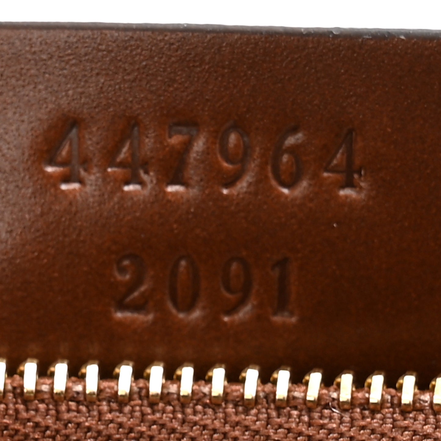 GG Supreme Monogram Key Case Brown