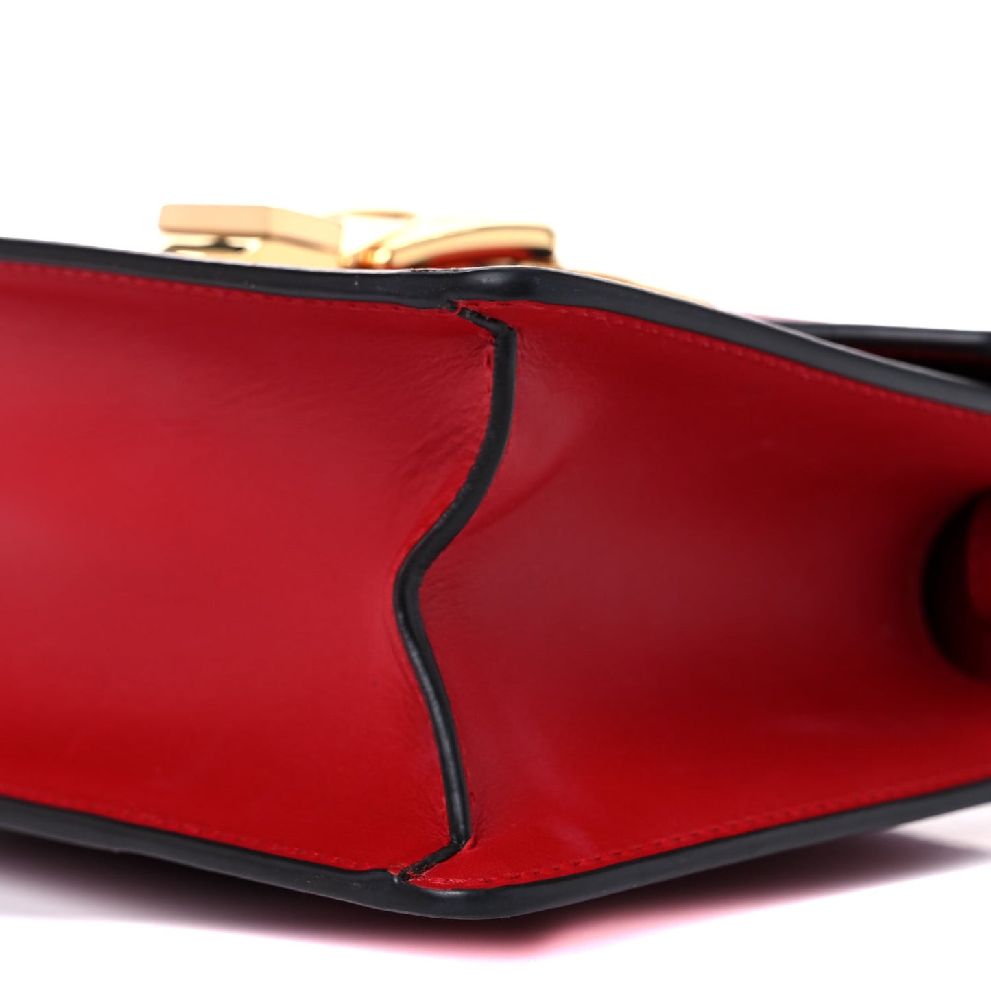 Calfskin Mini Sylvie Top Handle Bag Hibiscus Red
